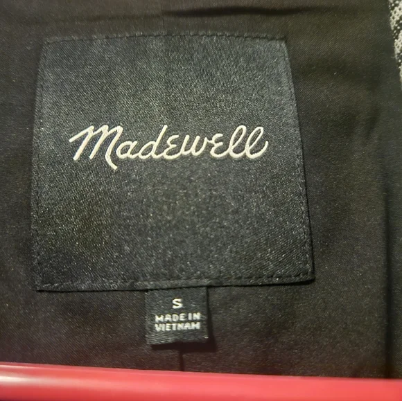 Madewell Black and White Checkered Blazer - Picture 3 of 3